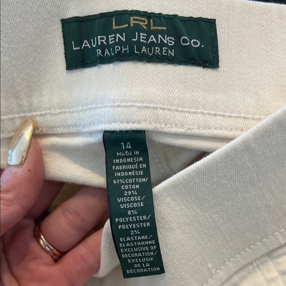 Ralph Lauren Cream Women's Jeggings - Picture 2 of 3